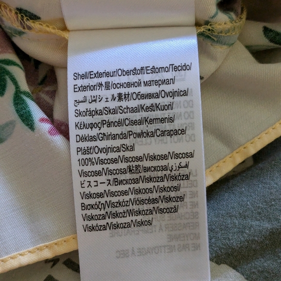 💛🏵️ Farm Rio 100% Viscose Floral Long-Sleeve Cutout Maxi Dress, M, NWT - Picture 7 of 17